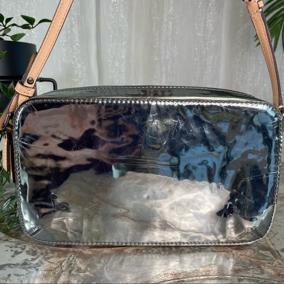 COACH POPPY MIRROR METALLIC FLIGHT BAG Style: F25056 - Picture 7 of 16